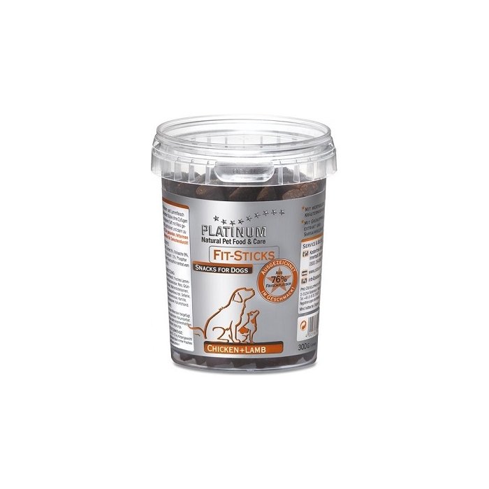 Platinum Fit Sticks maius koertele / kana + lammas / 300g