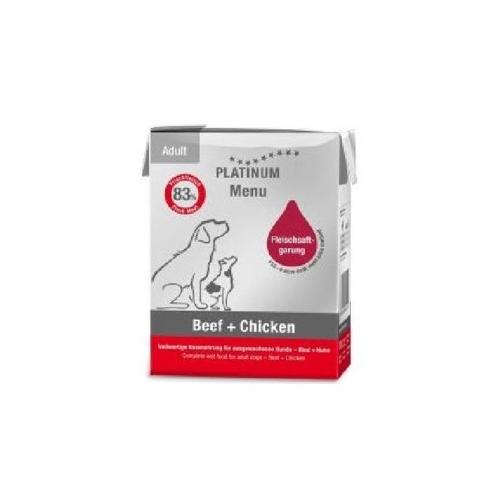 Platinum Menu märgtoit värske loomaliha ja kanaga / 90g