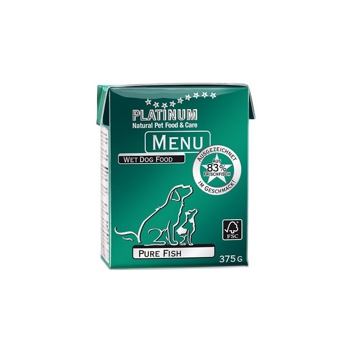 Platinum Menu märgtoit värske kalaga / 375g