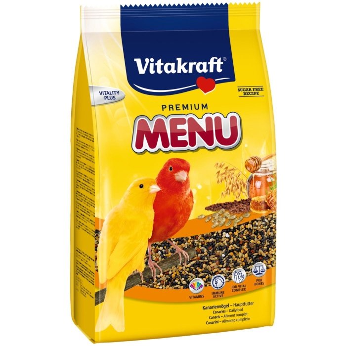 Vitakraft viirpapagoide täissööt Premium Menu / 500g