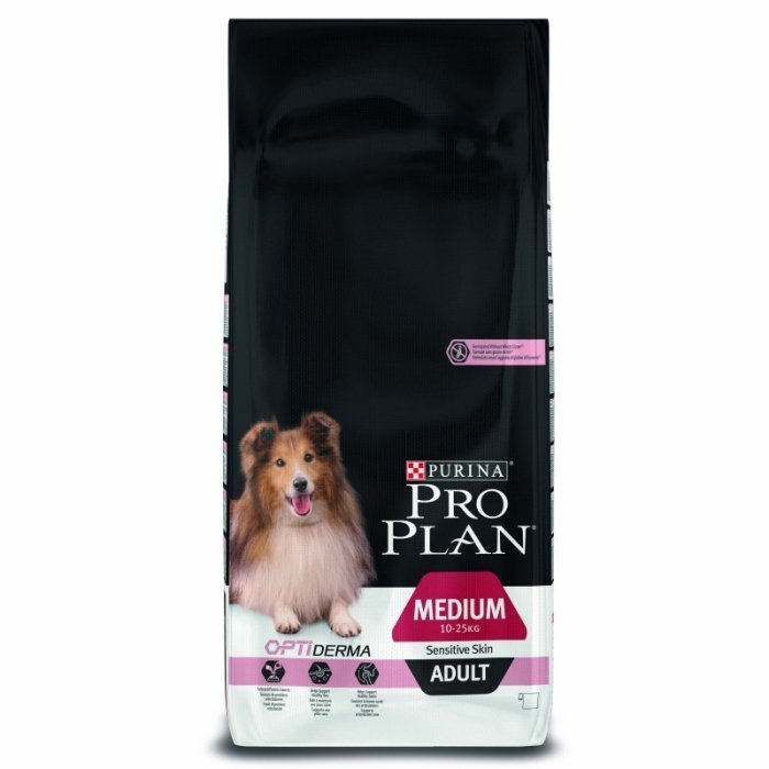Pro Plan Medium koeratoit tundlikule nahatüübile lõhega / 3kg