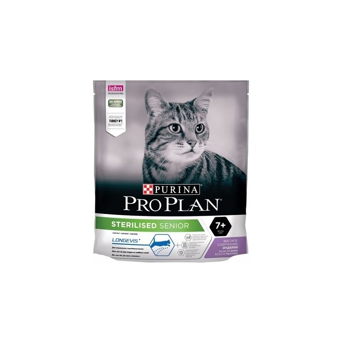 Pro Plan Sterilised Senior 7+ Longevis täissööt eakatele kassidele / 400g