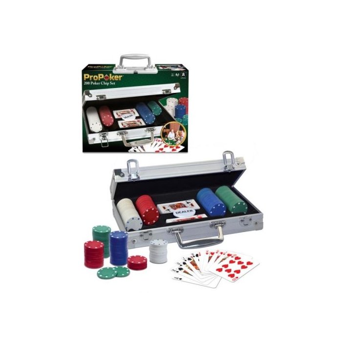 ProPoker komplekt / alumiinium kohver / 200 zetooni
