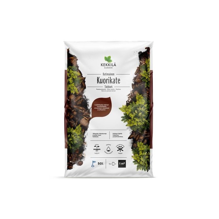 Kekkilä kvaliteetne puukooremultš ehk männikoorekate / 50l