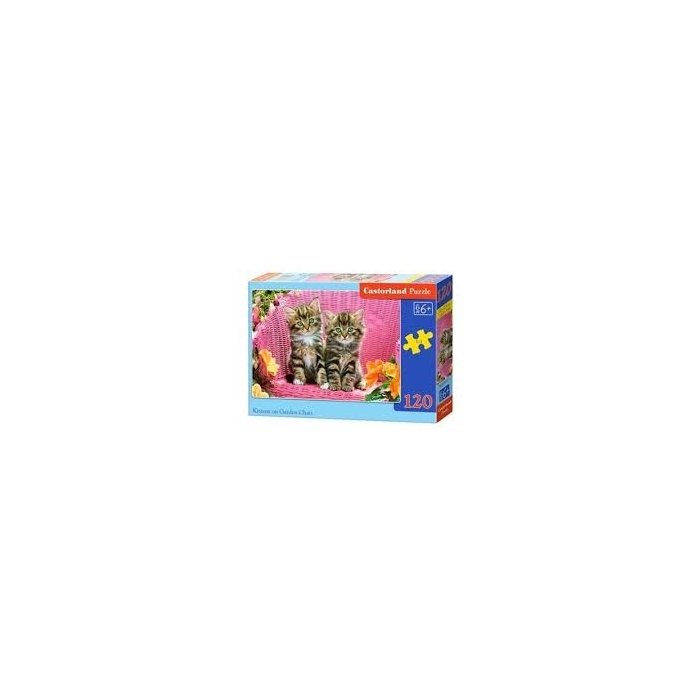 Puzzle Castorland Kittens on garden chair 32x23cm / LM