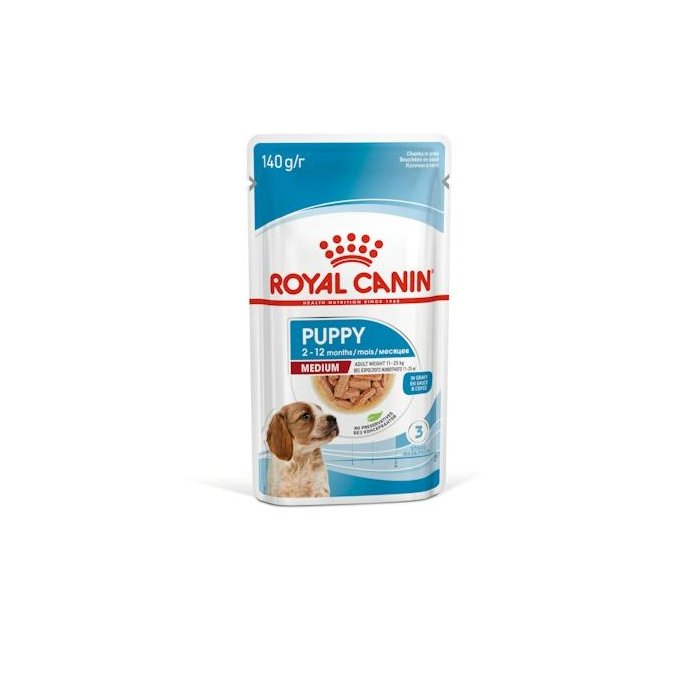 Royal Canin SHN MEDIUM PUPPY WET 10x140 g