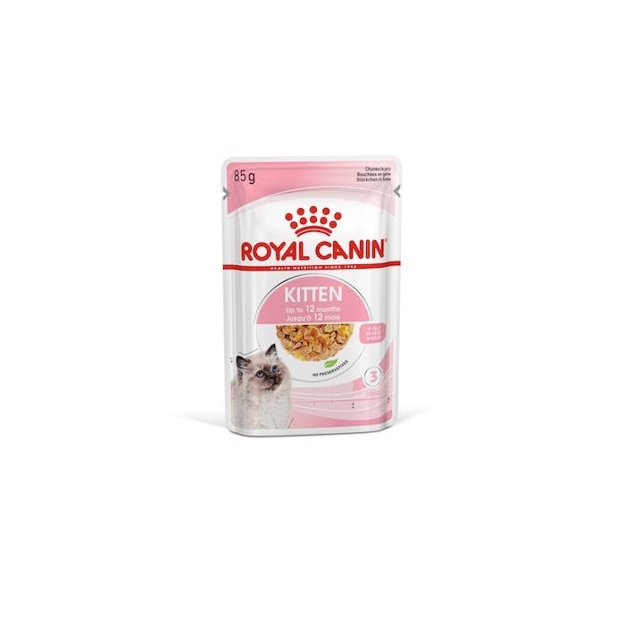Royal Canin Kitten Instictive Jelly, einekotike kassipojale