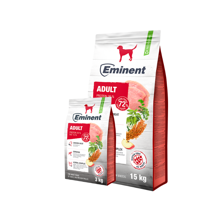 Eminent Adult 26/15 koeratoit small / medium breeds / 3kg