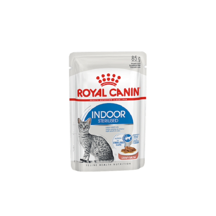 Royal Canin FHN INDOOR STERILIZED MORSELS IN GRAVY (85g x 12)