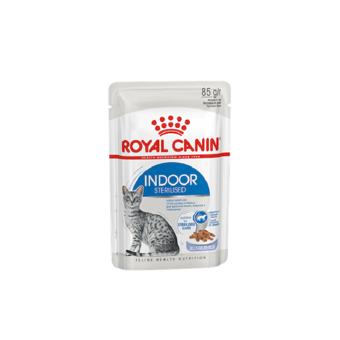 Royaal Canin FHN INDOOR STERILIZED MORSELS IN JELLY (85g x 12)