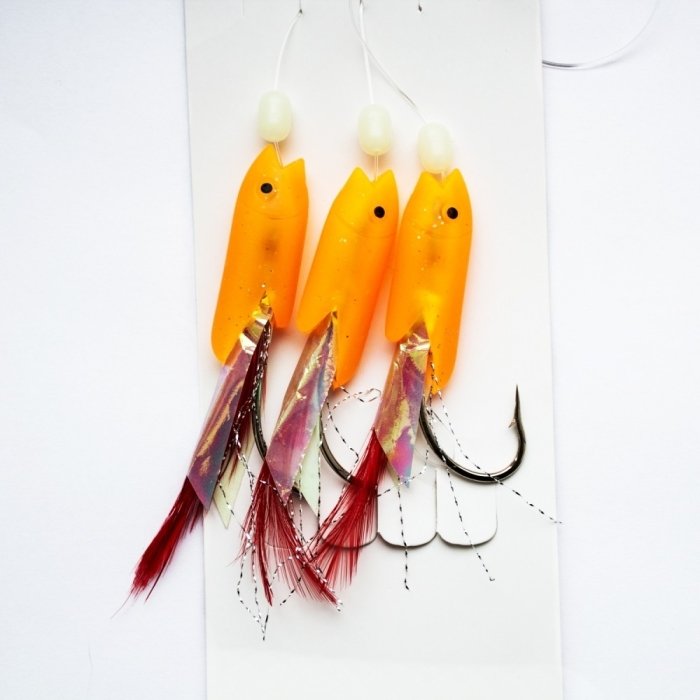 Tinapea valge / Põhjaõnge lips S-MS020 - hook 6/0 - line 0,8mm