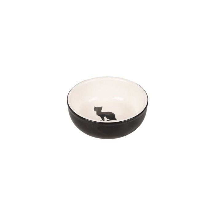 FLAMINGO keraamiine söögikauss Nala Must/Valge / 13cm 310ml