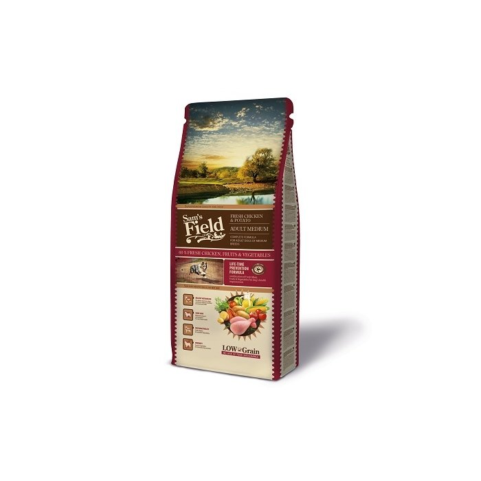 Sam's Field Adult Medium Chicken koeratoit 13kg