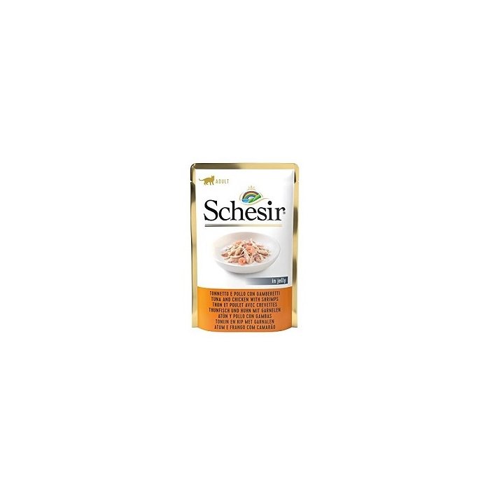 Schesir Cat kassikonserv Tuna and Chicken with Shrimps / 85g