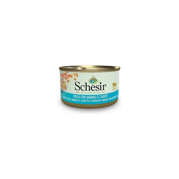 Schesir Cat konserv Salad chicken ananassi ja porgandiga / 85g