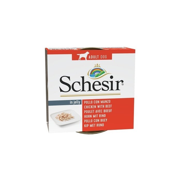 Schesir kanafilee + loomafilee želees 150g märg toit koertele