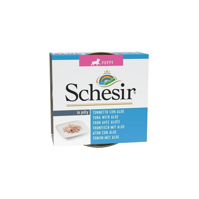 Schesir tuunikala + aaloe želees 150g märg toit kutsikatele