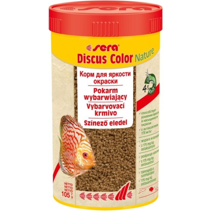 Täissööt akvaariumkaladele Sera 'Diskus Color / 250ml 105g