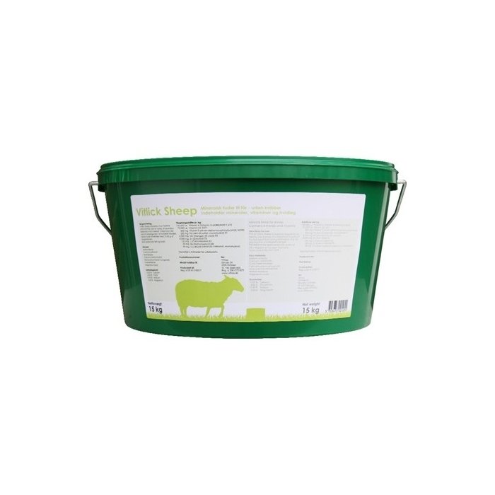 Pangemineraal Vilofoss Vitlick lammastele / 15kg