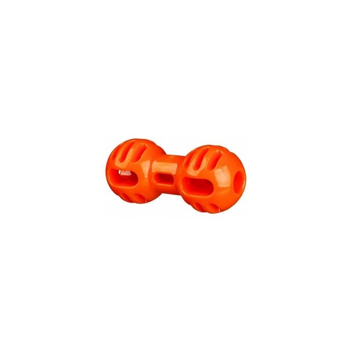 Mänguasi koertele Soft&Strong Hantel 14cm oranž