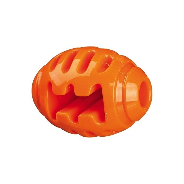 Mänguasi koertele Soft&Strong Ragbipall 8cm oranž
