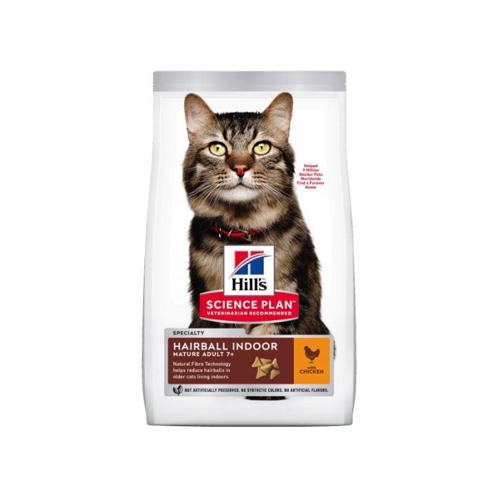 SP Feline Mature 7+ Hairball Control Chicken kassitoit / 1,5 kg 