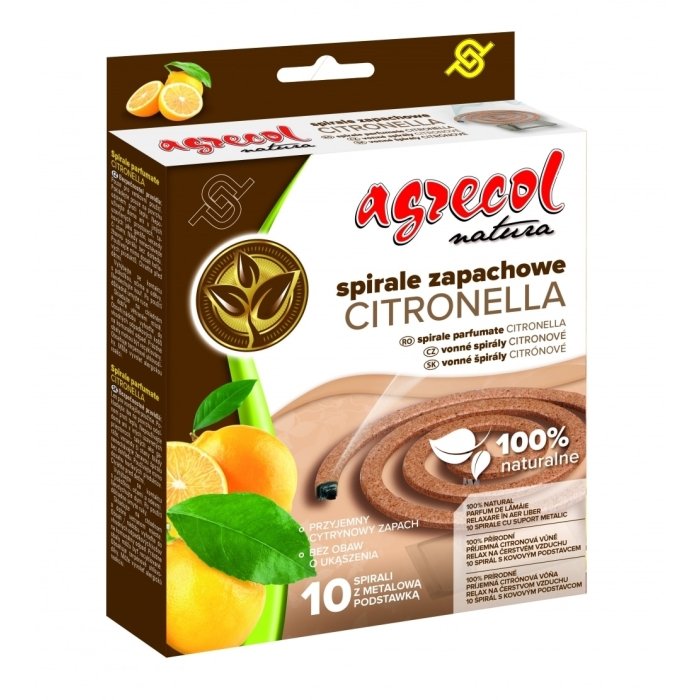 Suitsuspiraal citronella Natura 10tk/pakis