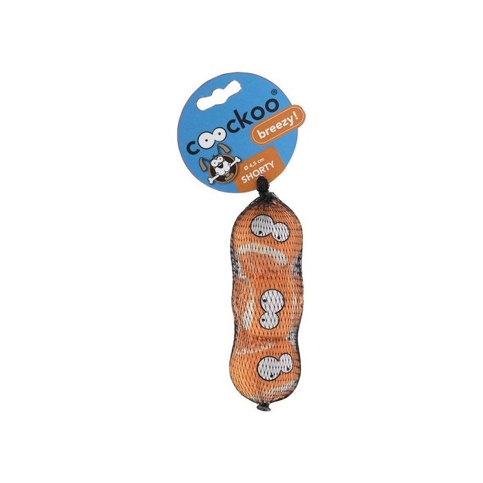 Mänguasi koertele Tennisepall BREEZY SMALL 3tk 4,5cm oranž