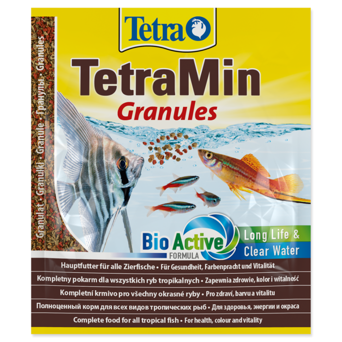 Tetra kalade täissööt tetramin graanulid / 15g