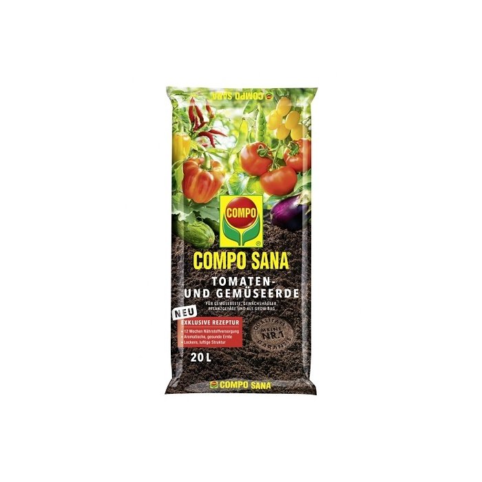 Compo tomati- ja köögiviljamuld / 20l