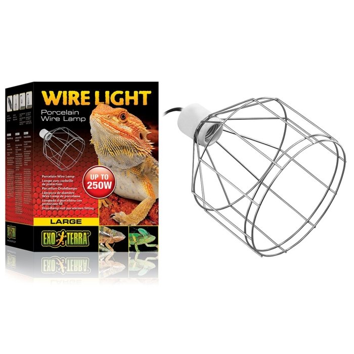 Traadist rippuv valgusti Exo Terra Wire Light / 250W	