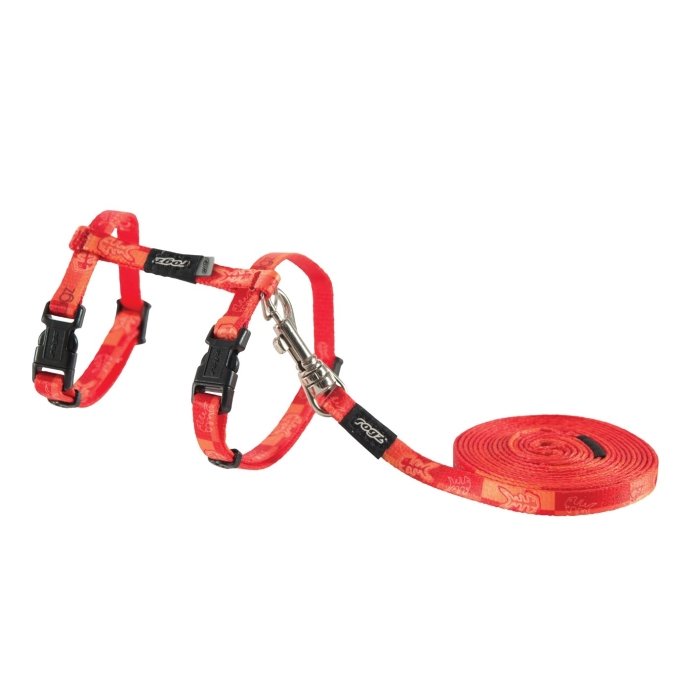 Kassi traksid+jalutusrihm KiddyCat Tango Fishbone 1,8m/19,8-30cm