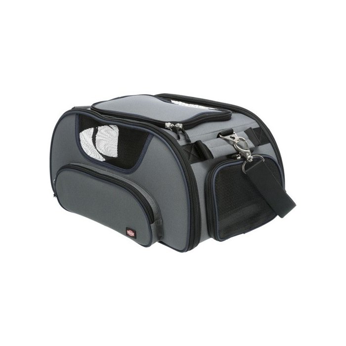 Transpordikott Wings airline carrier, 28 x 23 x 46 cm, hall/sinine