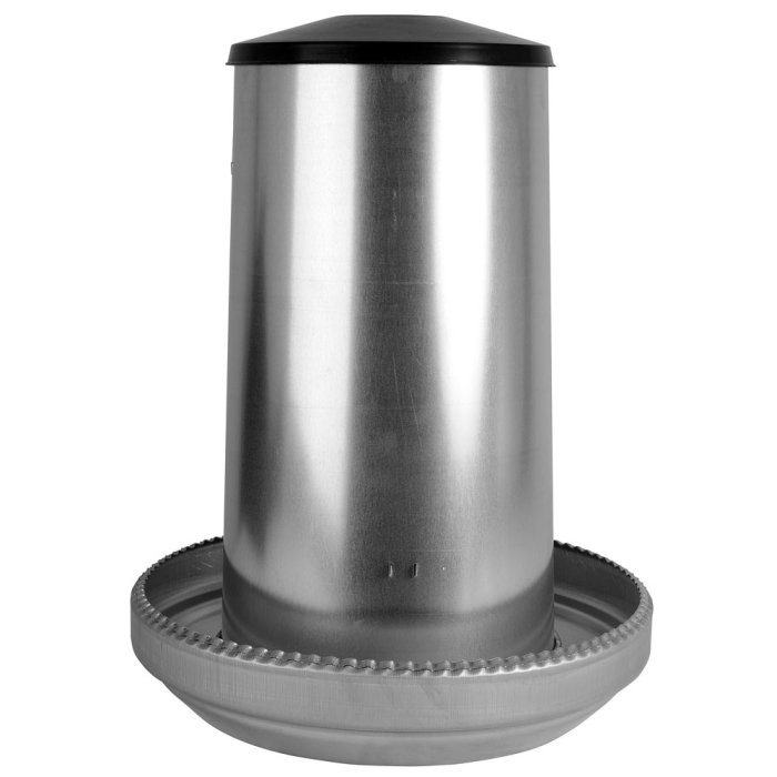 Tsingitud söötur kodulindudele, kaanega / 40kg