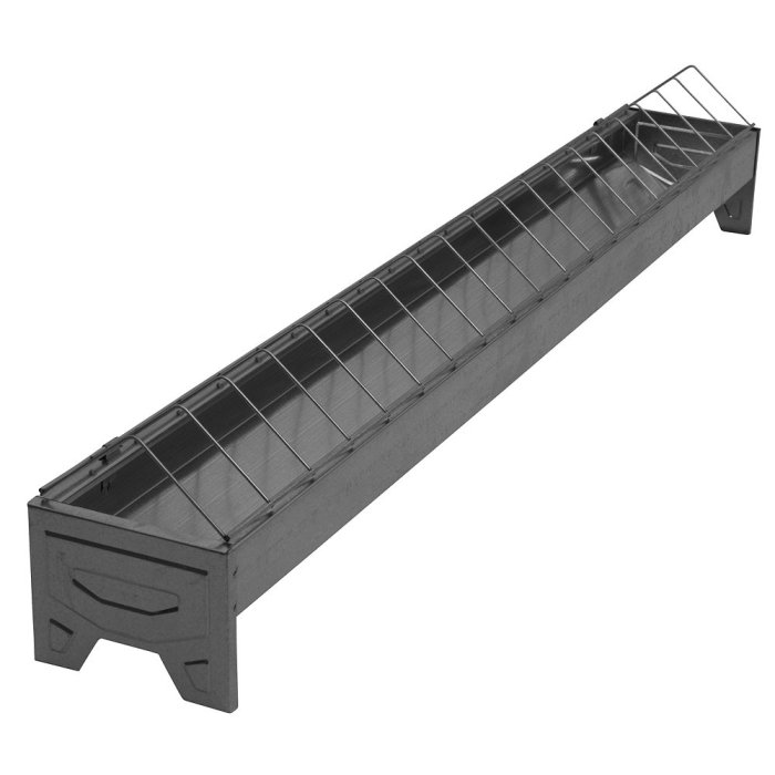 Söötur kodulindudele restiga / tsingitud / 100cm / kõrgus 12cm