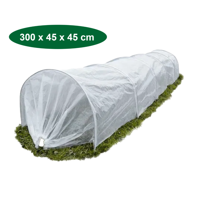 Tunnel kasvuhoone kattelooriga