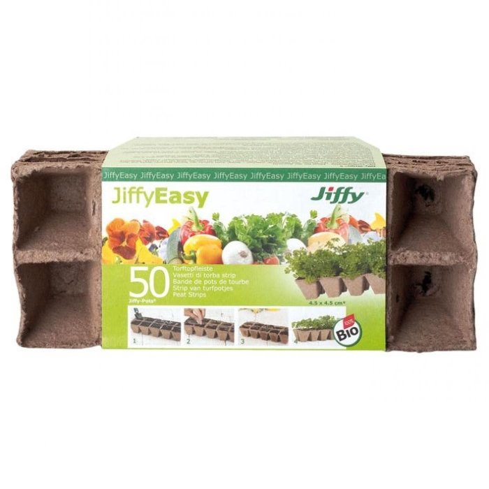 Turbakassetid Jiffystrips-5 4,5 x 4,5cm 10 auguga 5tk/pakis