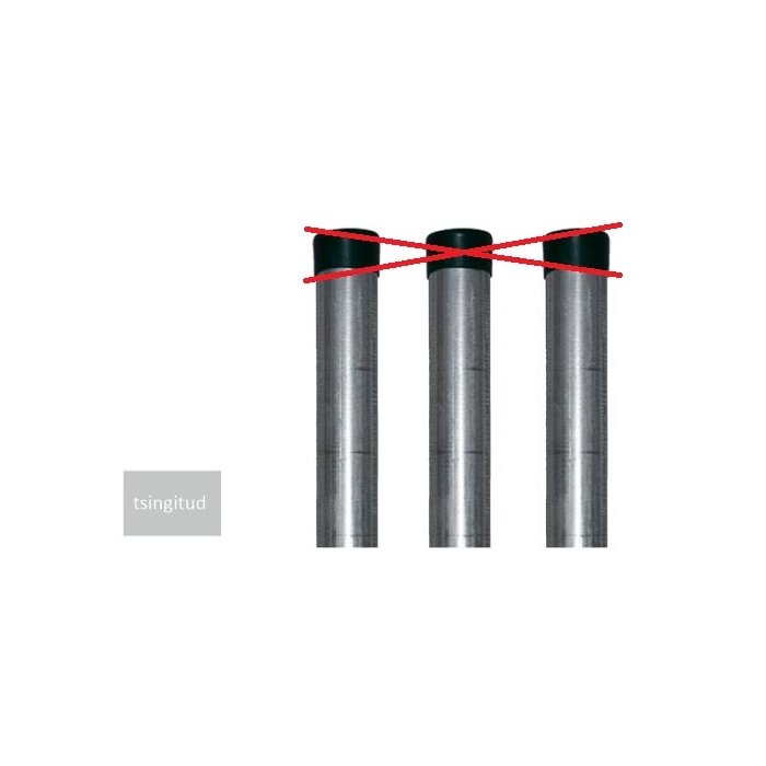 Ümarpost 60mm kuumtsink HDG, ilma korgita