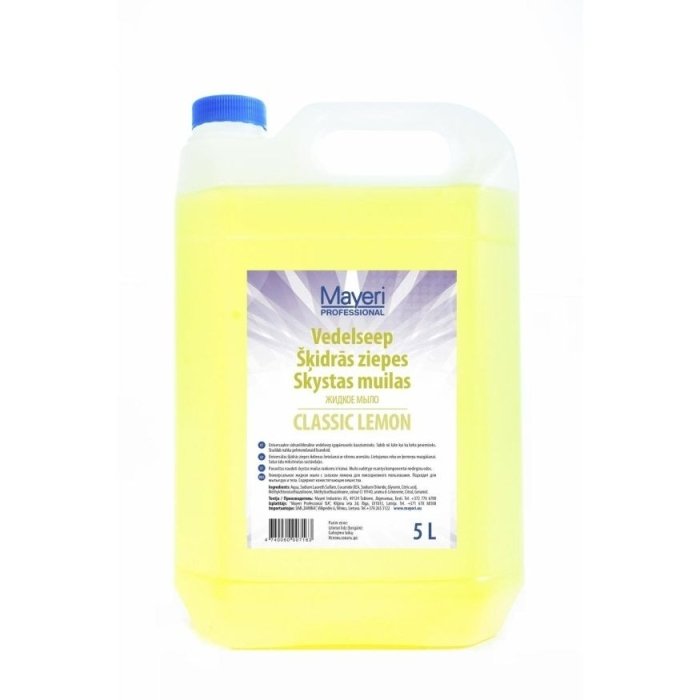 Mayeri vedelseep Citrus & Olive 5L – niisutav käte- ja kehaseep