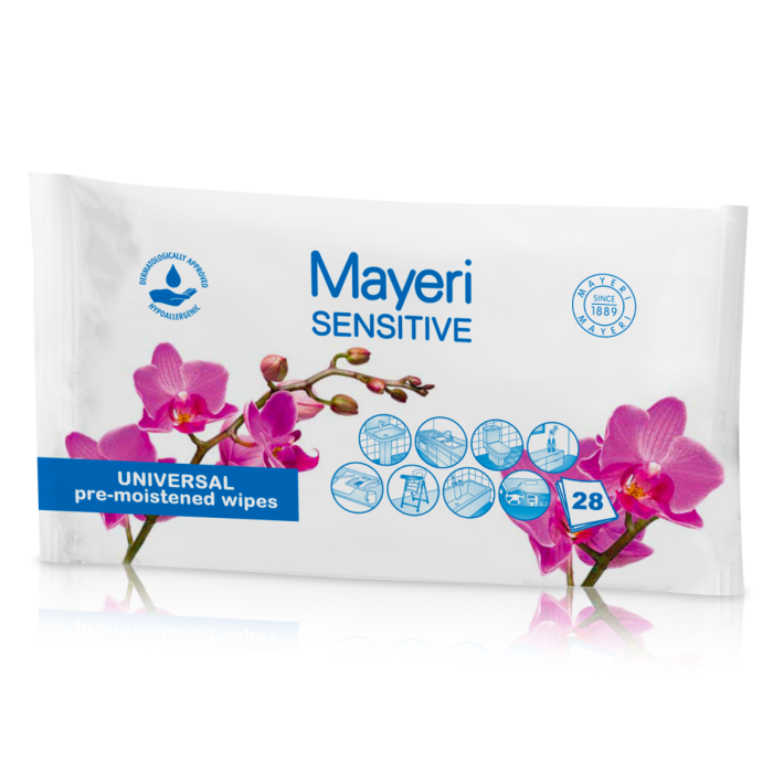 Mayeri universaalsed niisutatud puhastuslapid / 28tk / LM