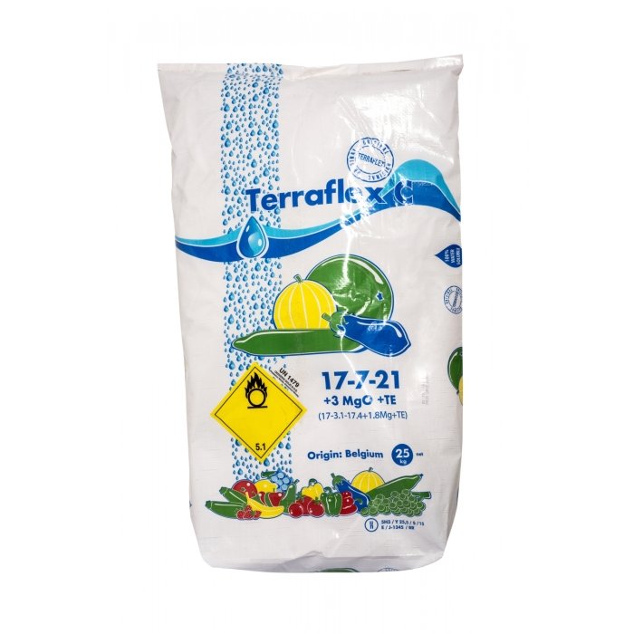 Väetis Terraflex C NPK 17-7-21+3 +me / 25kg