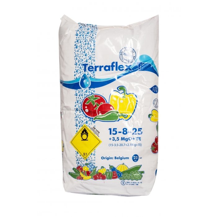 Väetis Terraflex T NPK 15-8-25+3,5 +me / 25kg