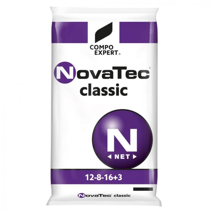 Väetis Novatec Classic Npk 12-8-16-3MgO +me / 25kg