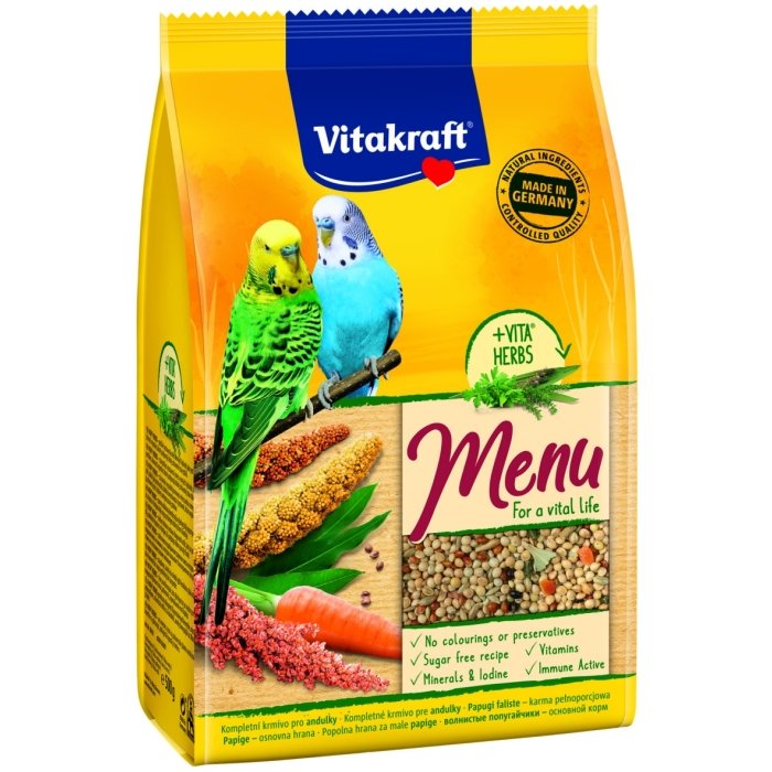 Vitakraft Premium Menu Vital viirpapagoi põhisööt