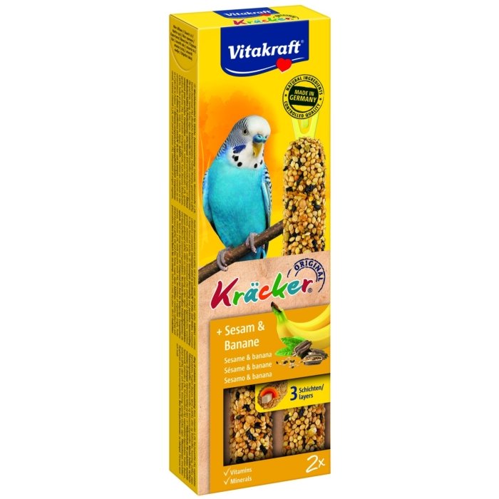 Vitakraft Kräcker viirpapagoi maius banaani / 2tk / 60g