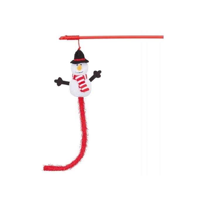 Mänguasi kassidele Xmas Mänguõng lumememmega, 31 cm