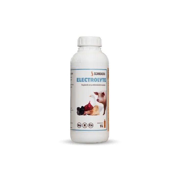 Täiendsööt loomadele ja kodulindudele Scandagra Electrolyte / 1l