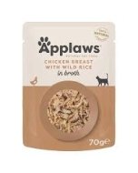 Applaws Cat Food einekotike kana/metsik riis / 70g