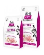 Brit Care Kitten teraviljavaba täistoit kassipoegadele kana- ja kalkunilihaga / 400g