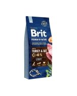 Brit Premium by Nature Light  Turkey&Oat / 15kg 